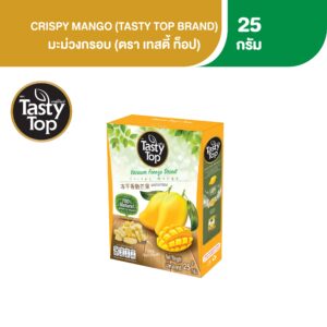 Crispt Mango มะม่วงกรอบ ตราเทสตี้ท็อป ขนาด 25 กรัม
